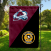 Colorado Avalanche vs Pittsburgh Penguins House Divided Flag, NHL House Divided Flag