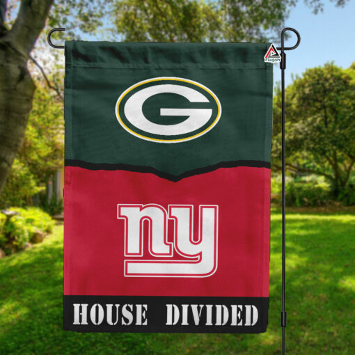 Packers vs Giants House Divided Flag, NFL House Divided Flag