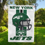 New York Jets Helmet Vertical Flag, Jets NFL Outdoor Flag