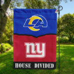 Rams vs Giants House Divided Flag, NFL House Divided Flag