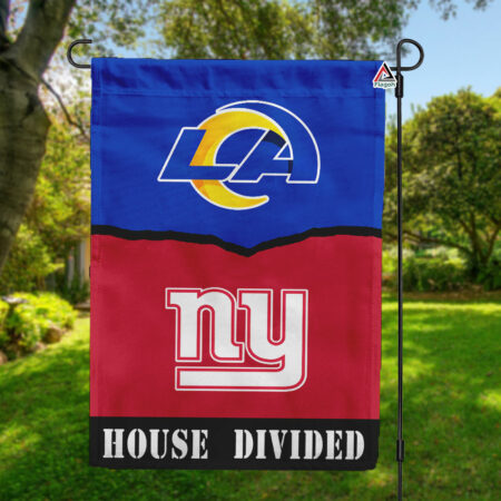 Rams vs Giants House Divided Flag, NFL House Divided Flag