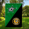 Dallas Stars vs Pittsburgh Penguins House Divided Flag, NHL House Divided Flag
