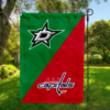 Dallas Stars vs Washington Capitals House Divided Flag, NHL House Divided Flag