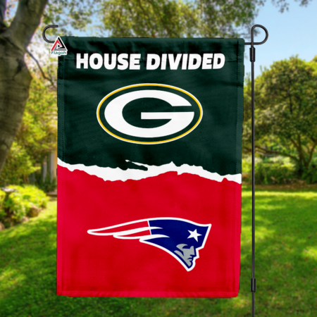 Packers vs Patriots House Divided Flag, NFL House Divided Flag