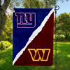 New York Giants vs Washington Commanders House Divided Flag, NFL House Divided Flag