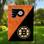 Flyers vs Bruins House Divided Flag, NHL House Divided Flag
