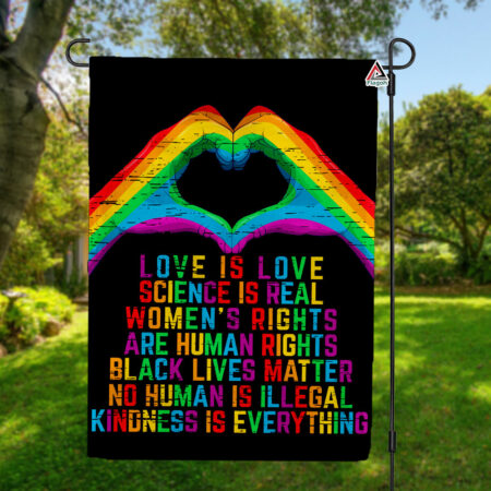 Be Kind Hand Rainbow Double-sided Pride Flag, Diversity Flag, Kindness Flag