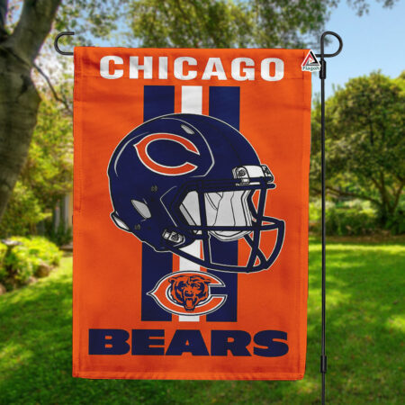 Chicago Bears Helmet Vertical Flag, Bears NFL Outdoor Flag