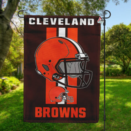 Cleveland Browns Helmet Vertical Flag, Browns NFL Outdoor Flag