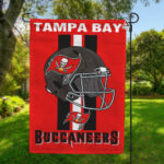 Tampa Bay Buccaneers Helmet Vertical Flag, Buccaneers NFL Outdoor Flag