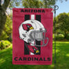 Arizona Cardinals Helmet Vertical Flag, Cardinals NFL Outdoor Flag