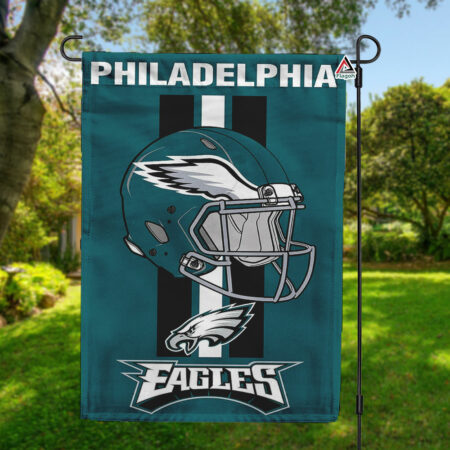 Philadelphia Eagles Helmet Vertical Flag, Eagles NFL Outdoor Flag