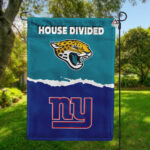 Jaguars vs Giants House Divided Flag, NFL House Divided Flag