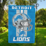 Detroit Lions Helmet Vertical Flag, Lions NFL Outdoor Flag