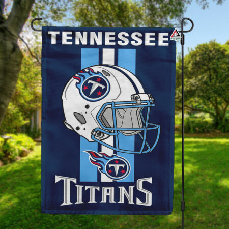 Tennessee Titans Helmet Vertical Flag, Titans NFL Outdoor Flag