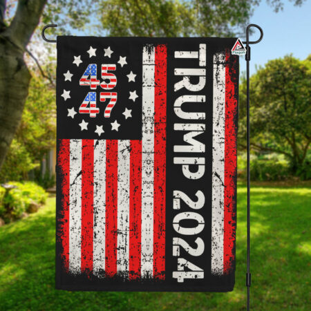Trump 2024 45 47 Flag, President Trump 2024 Flag,  Patriotic American Flag