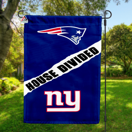 Patriots vs Giants House Divided Flag, NFL House Divided Flag