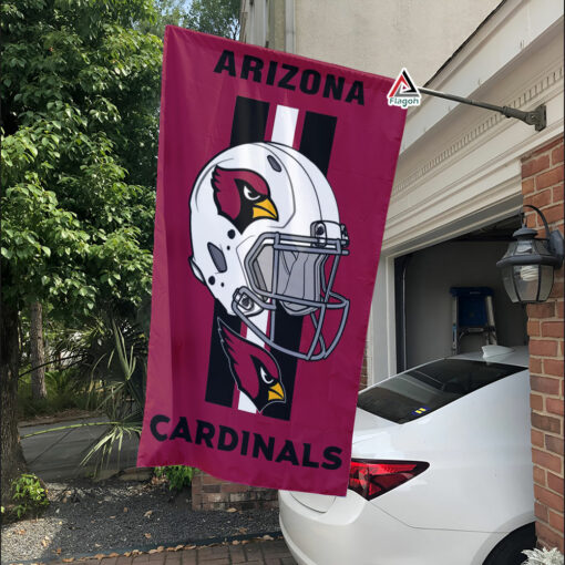 Arizona Cardinals Helmet Vertical Flag, Cardinals NFL Outdoor Flag