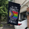 White Car House Flag Mockup Equality 10