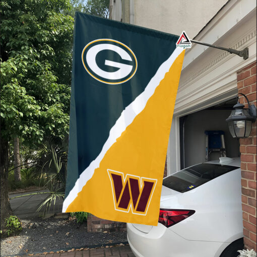 Packers vs Commanders House Divided Flag, NFL House Divided Flag