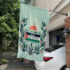 White Car House Flag Mockup I Stand With Palestine Flag Sun Olive Branches