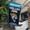 White Car House Flag Mockup Jacksonville Jaguars Grilling Zone
