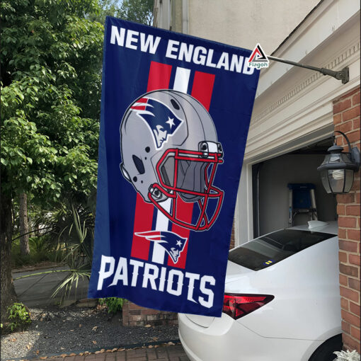 New England Patriots Helmet Vertical Flag, Patriots NFL Outdoor Flag