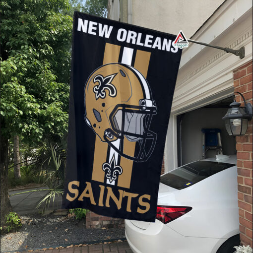 New Orleans Saints Helmet Vertical Flag, Saints NFL Outdoor Flag