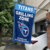 White Car House Flag Mockup Tennessee Titans Grilling Zone
