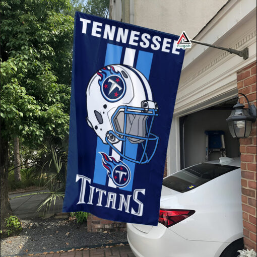 Tennessee Titans Helmet Vertical Flag, Titans NFL Outdoor Flag