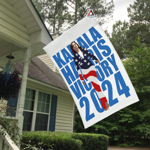 Kamala Harris Victory 2024 Flag, US Democrat Political Flag, Woman Power, President Feminist