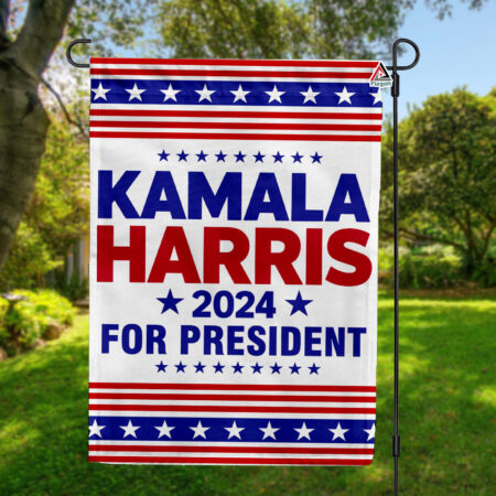 Madam President Kamala Harris Flag, Kamala Harris 24 For The People, President Kamala Harris 2024 Yard Flag