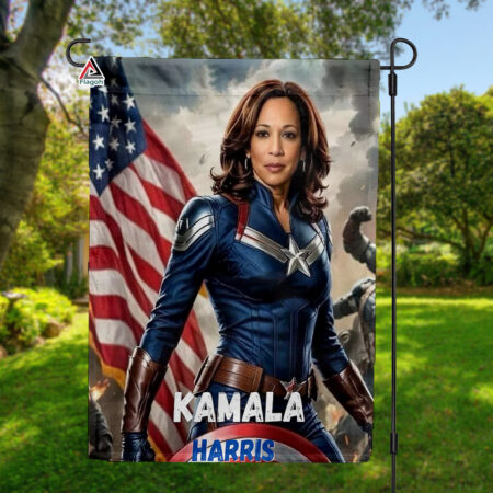 Kamala Harris Wonder Woman Flag, 47th President Kamala Support, First Female President House Flag