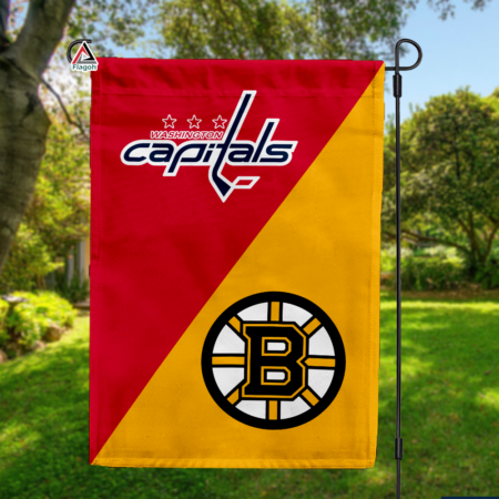 Capitals vs Bruins House Divided Flag, NHL House Divided Flag