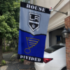 Los Angeles Kings vs St. Louis Blues House Divided Flag, NHL House Divided Flag