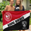 Atlanta Hawks vs Brooklyn Nets House Divided Flag, NBA House Divided Flag