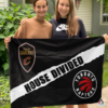 Cleveland Cavaliers vs Toronto Raptors House Divided Flag, NBA House Divided Flag