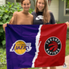 House Flag Mockup 3 NGANG Los Angeles Lakers vs Toronto Raptors 235