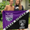 Sacramento Kings vs Brooklyn Nets House Divided Flag, NBA House Divided Flag