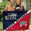 House Flag Mockup 3 NGANG Utah Jazz vs Chicago Bulls 206