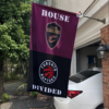 Cleveland Cavaliers vs Toronto Raptors House Divided Flag, NBA House Divided Flag