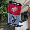 Detroit Red Wings vs Los Angeles Kings House Divided Flag, NHL House Divided Flag