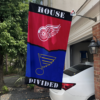 Detroit Red Wings vs St. Louis Blues House Divided Flag, NHL House Divided Flag