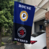 Indiana Pacers vs Toronto Raptors House Divided Flag, NBA House Divided Flag