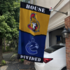 Ottawa Senators vs Vancouver Canucks House Divided Flag, NHL House Divided Flag