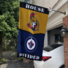 Ottawa Senators vs Winnipeg Jets House Divided Flag, NHL House Divided Flag