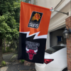 Phoenix Suns vs Chicago Bulls House Divided Flag, NBA House Divided Flag