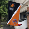 Phoenix Suns vs New York Knicks House Divided Flag, NBA House Divided Flag