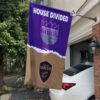 Sacramento Kings vs Cleveland Cavaliers House Divided Flag, NBA House Divided Flag