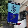 Seattle Kraken vs St. Louis Blues House Divided Flag, NHL House Divided Flag